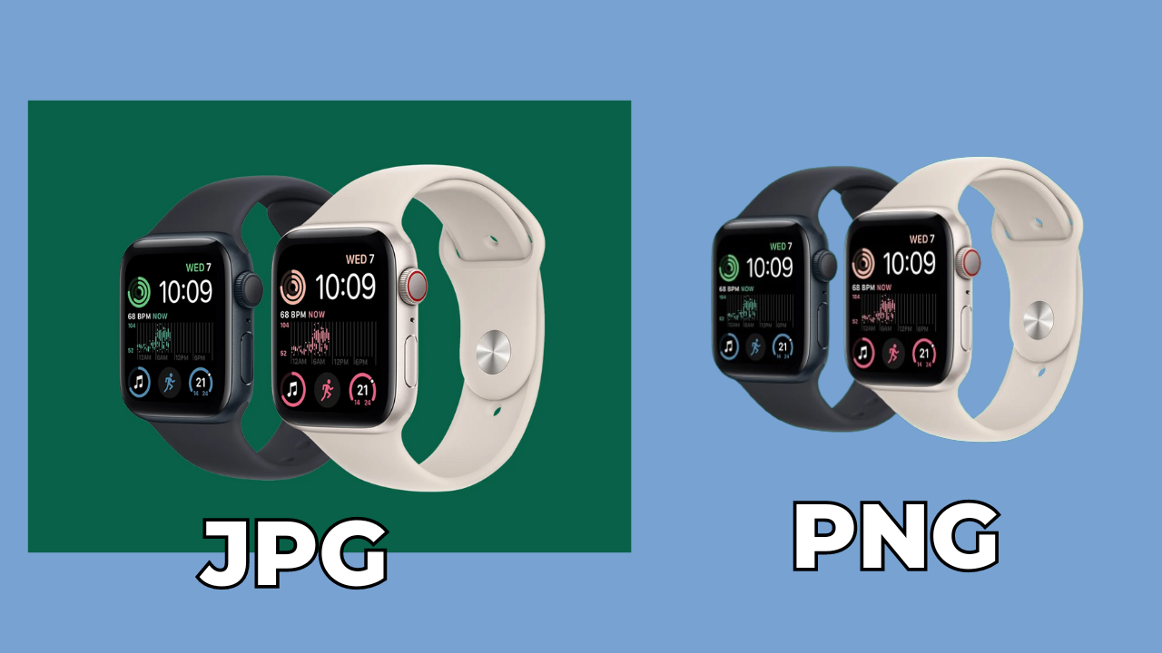 JPG vs PNG: Showcasing Transperency