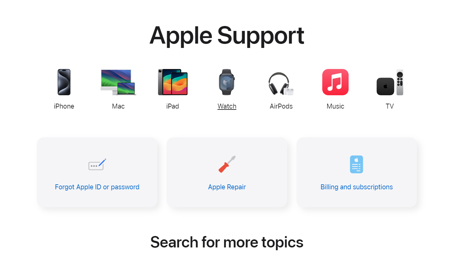 apple support