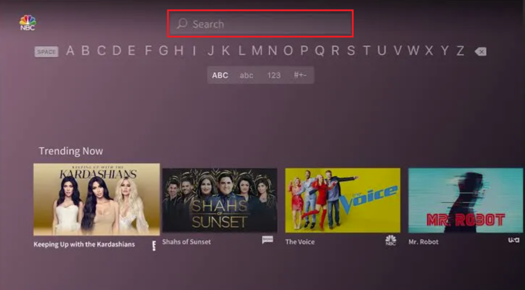 Search on Apple TV