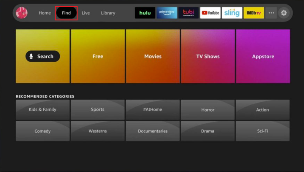 Amazon Fire TV Find