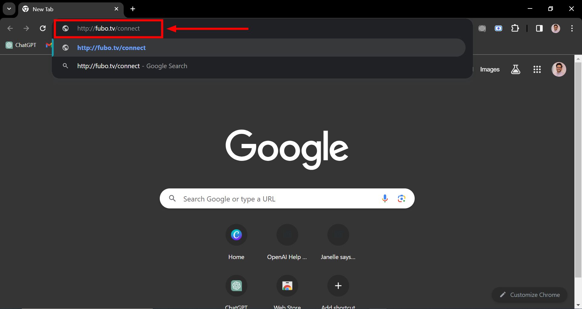 Visit fubo.tv/connect