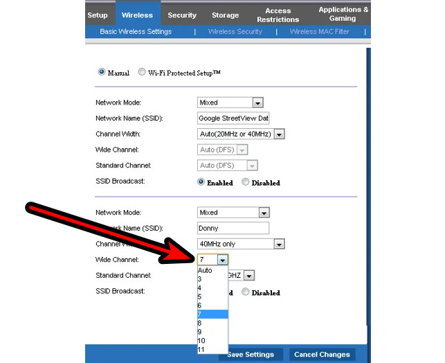 Change the Wi-Fi Channel in the Router Settings