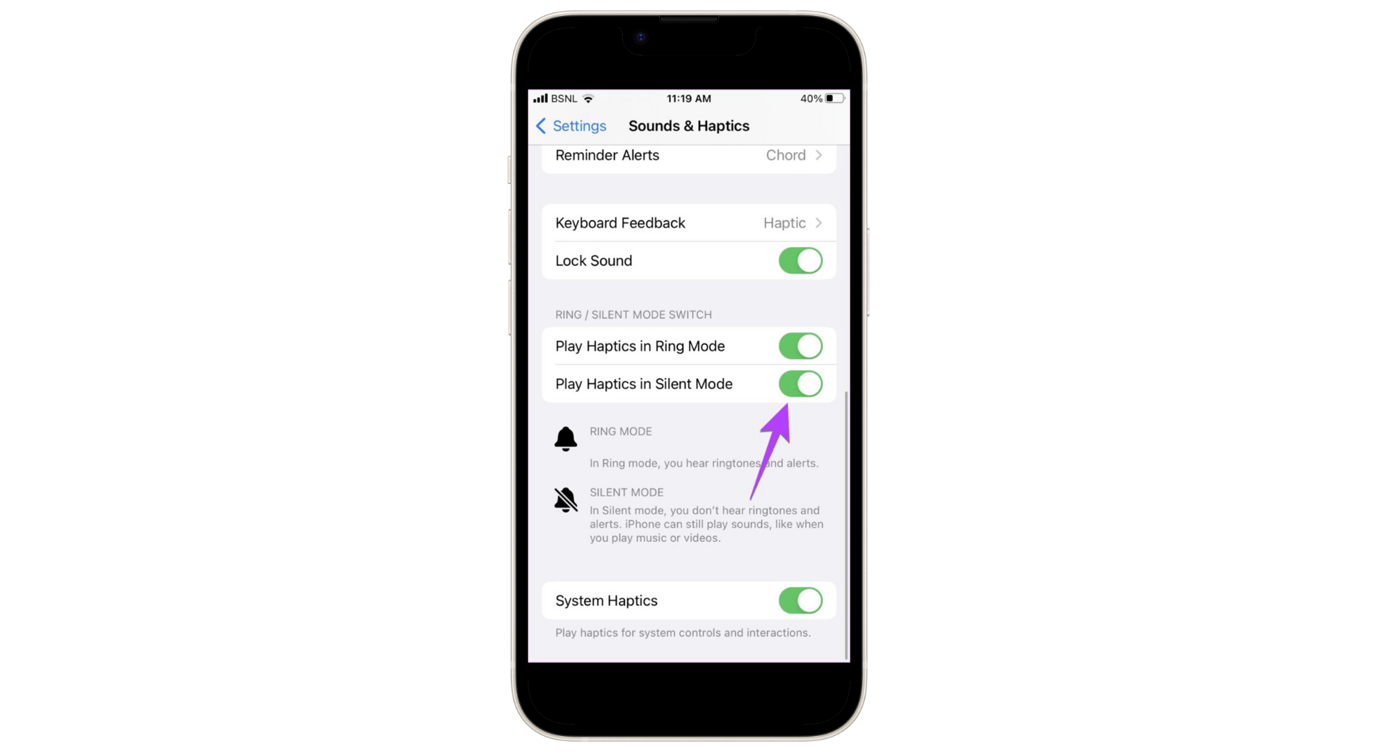 Tap on Transfer or Reset iPhone