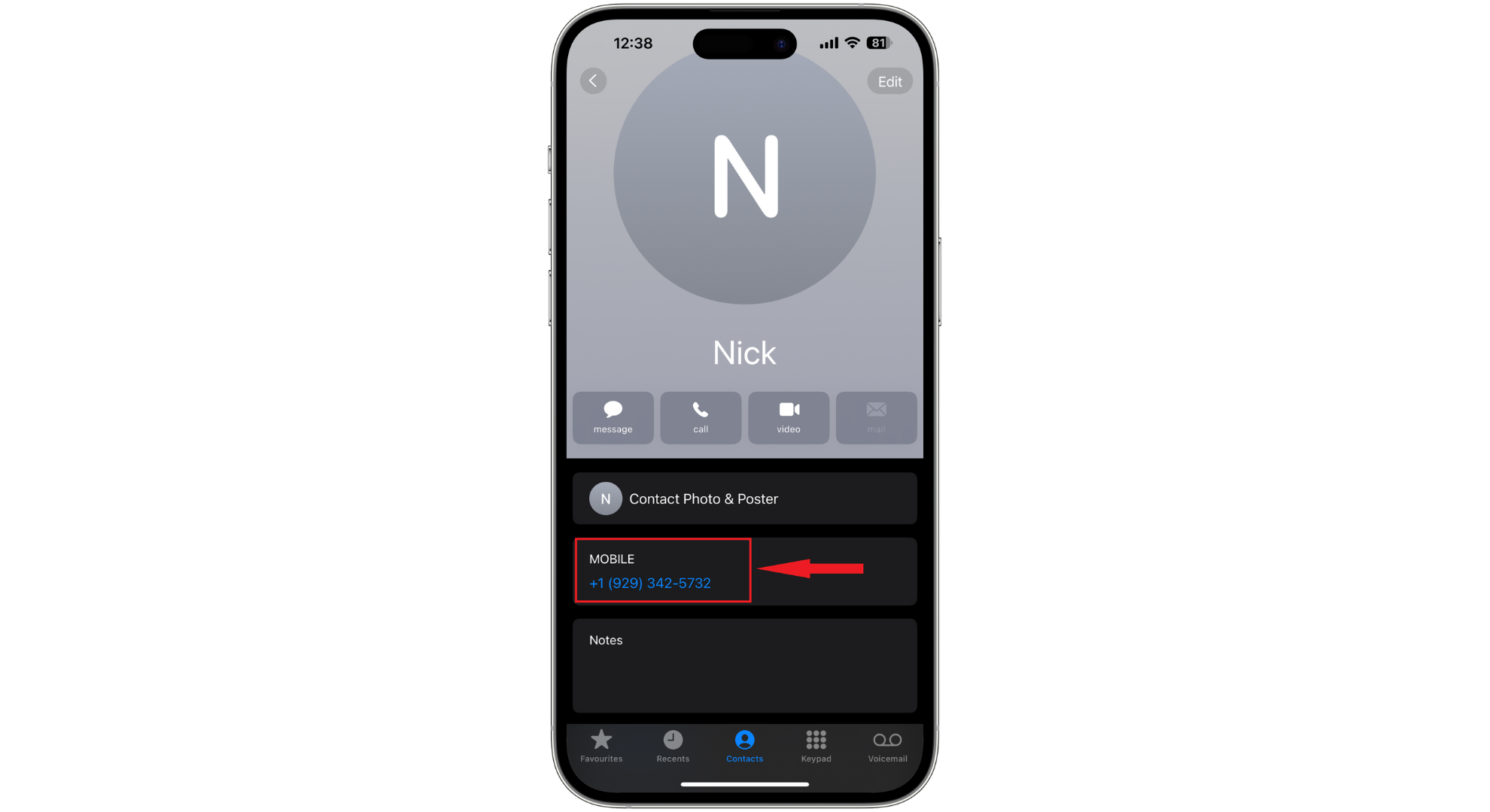 Confirm you have the right number details