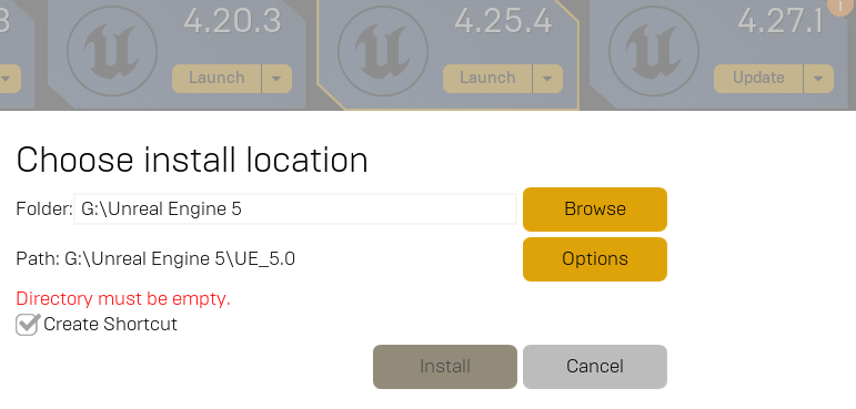Install Unreal Engine