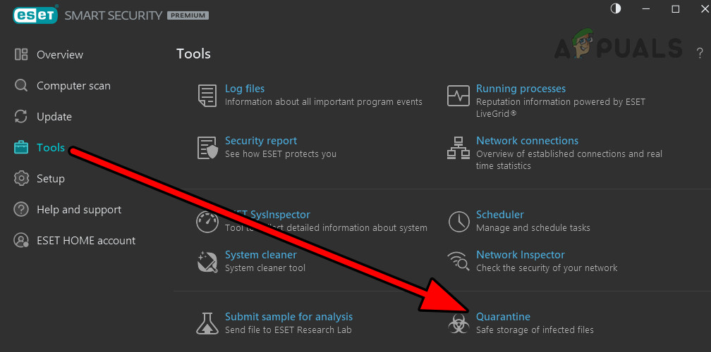 Restore Palworld from the Antivirus's Quarantine
