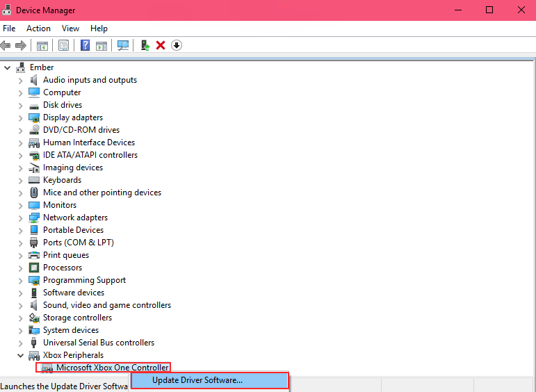 Updating controller drivers
