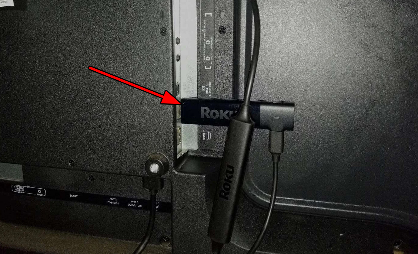 Connect Roku to the TV