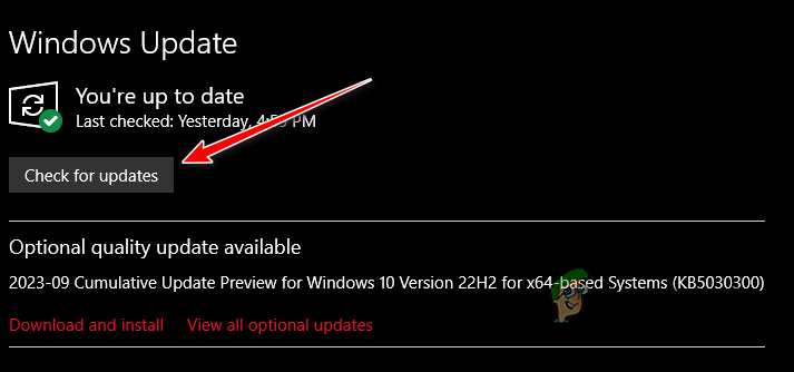 Checking for updates