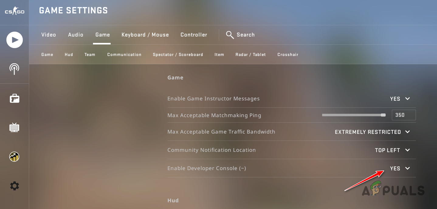 Enabling Developer Console