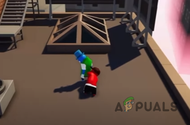 Grabbing the target from their lower body