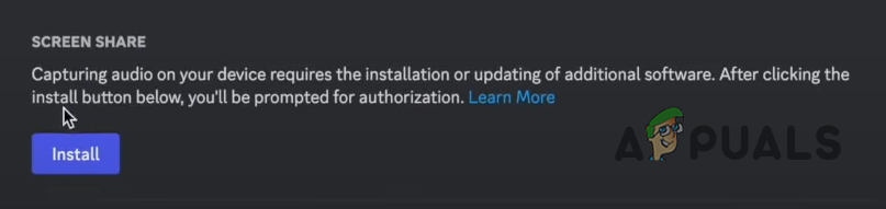 Installing Screen Share on Discord