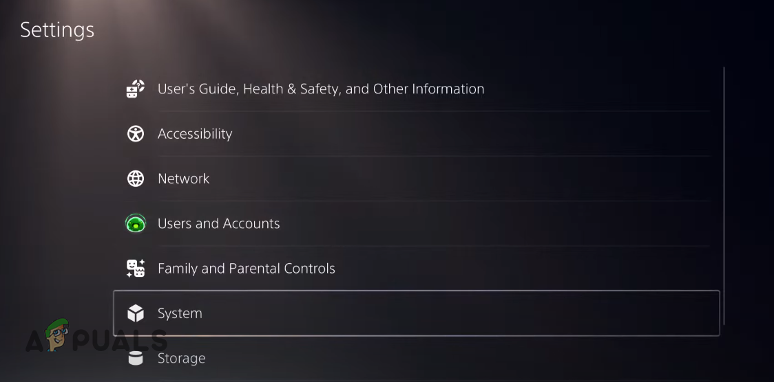 Opening System Settings