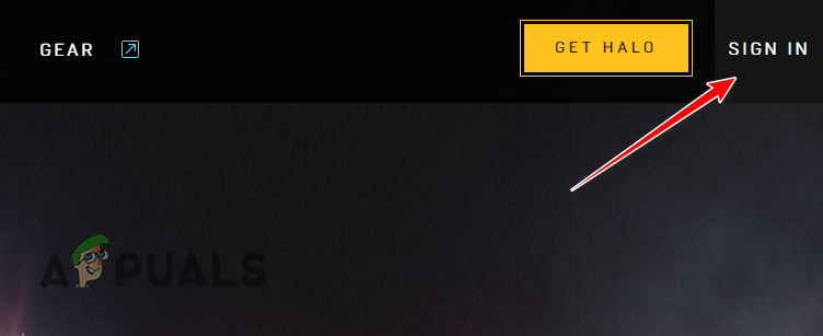 Signing in to the Halo Waypoint Website