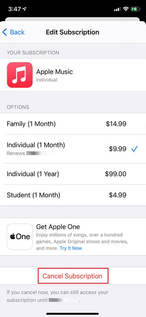 Cancel Subscriptions App Store