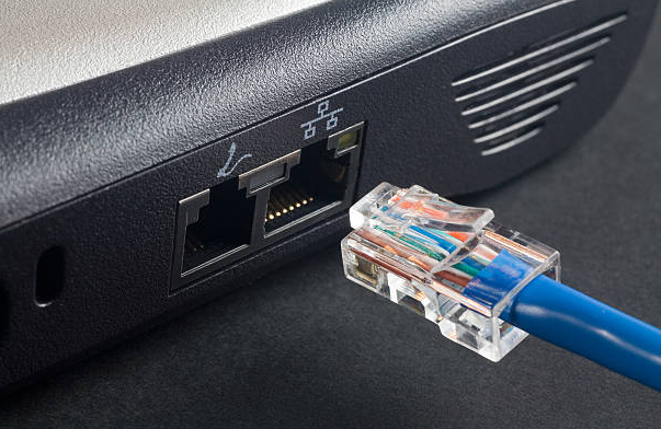 What an Ethernet Cable and Port Look Like