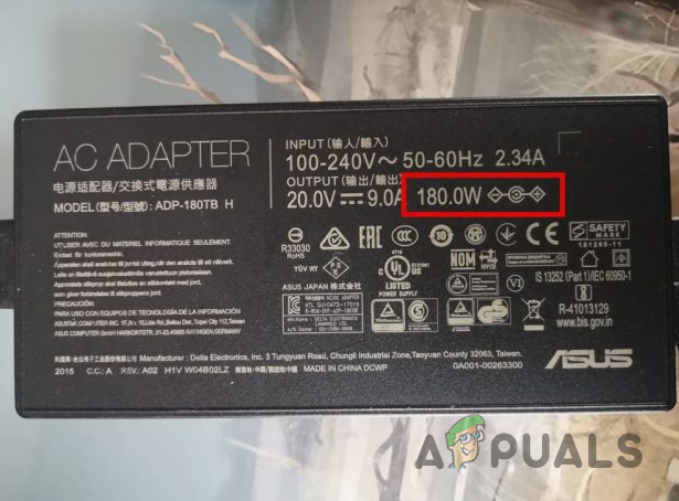 Charger Power Rating