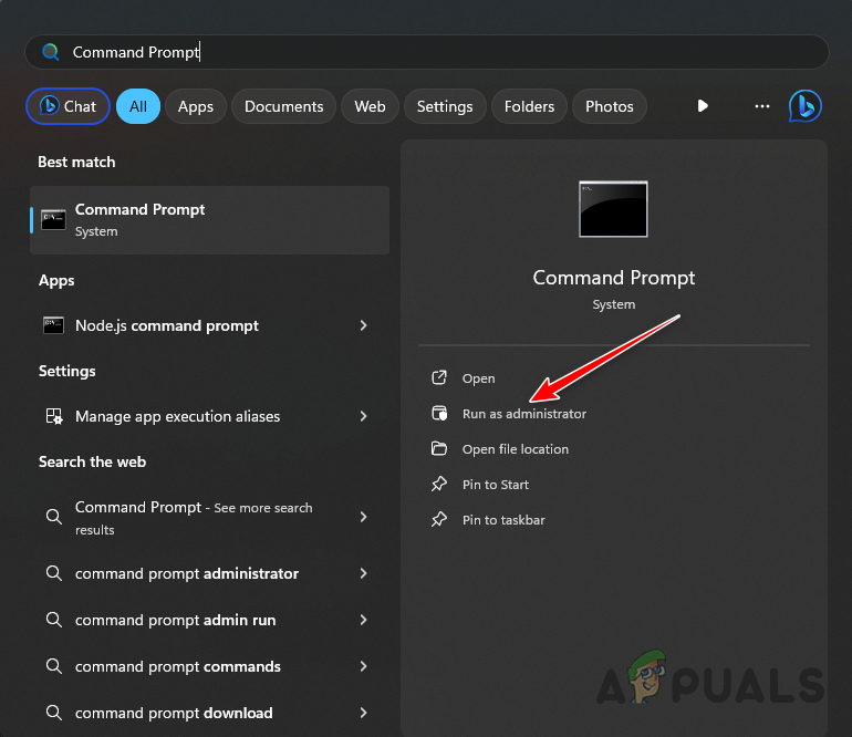 Running Command Prompt as Admin