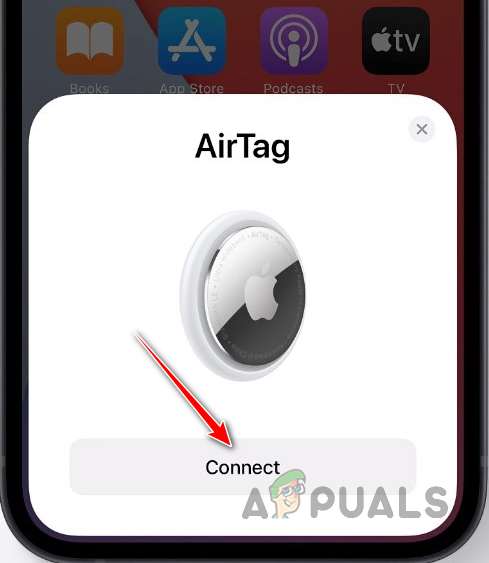 Connecting AirTag
