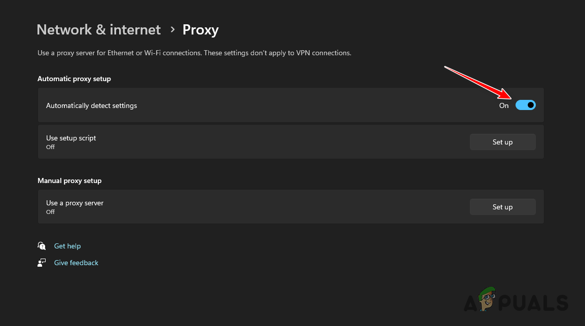 Disabling Automatic Proxy Detection