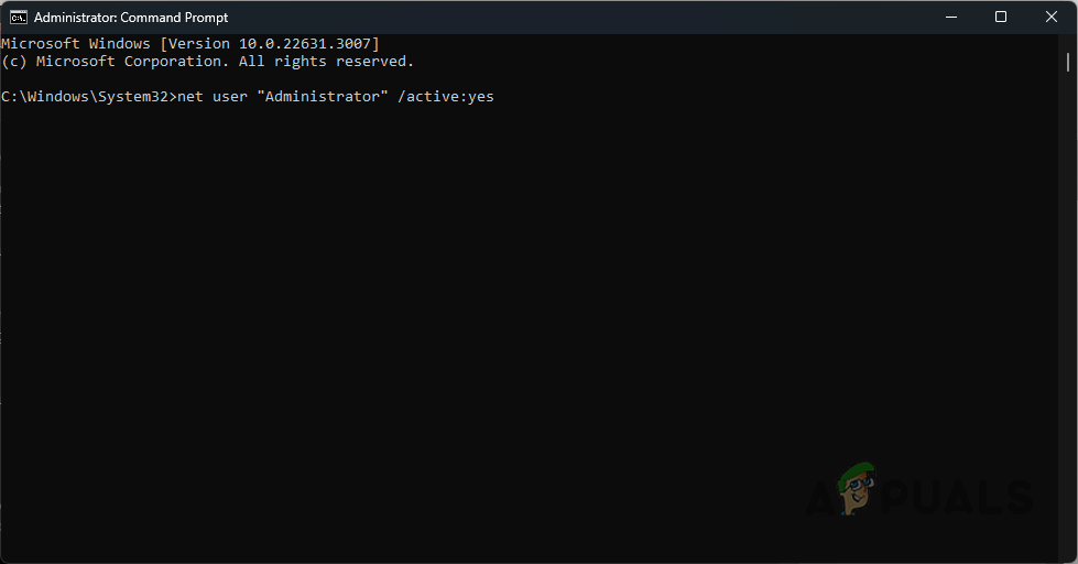 Enabling Hidden Administrator Account