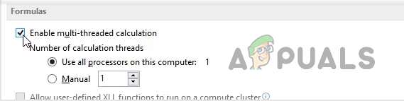 Enabling Multi-Threaded Calculation