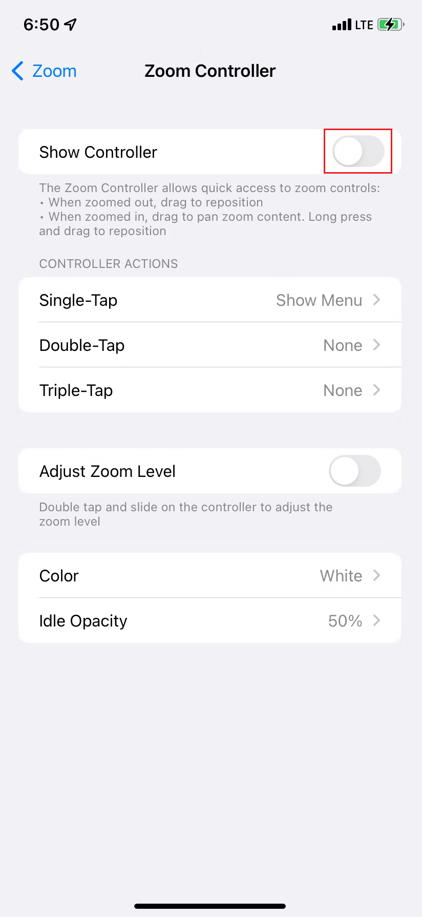 iPhone Screen Zoomed In Stuck