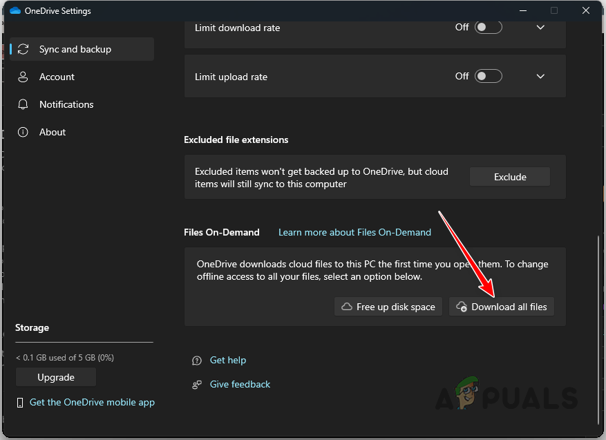 Downloading All Files on OneDrive