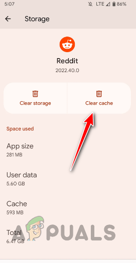 Clearing Reddit Cache