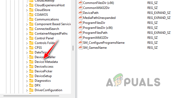 Navigating Device Metadata Folder