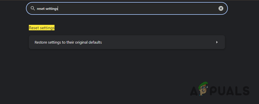 Resetting Chrome Settings