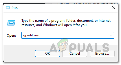 Opening the Group Policy Editor