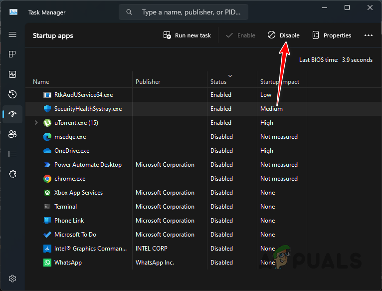 Turning off Third-Party Programs on Startup