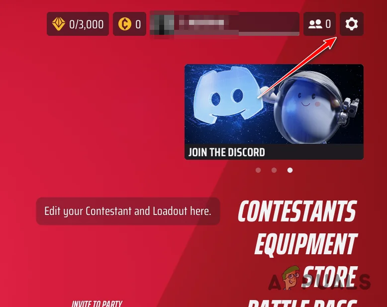 Navigating to THE FINALS Settings Menu