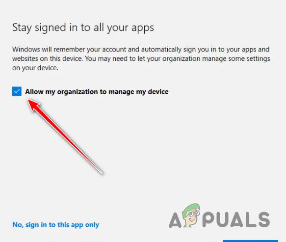 Opting Out of Organization Device Management