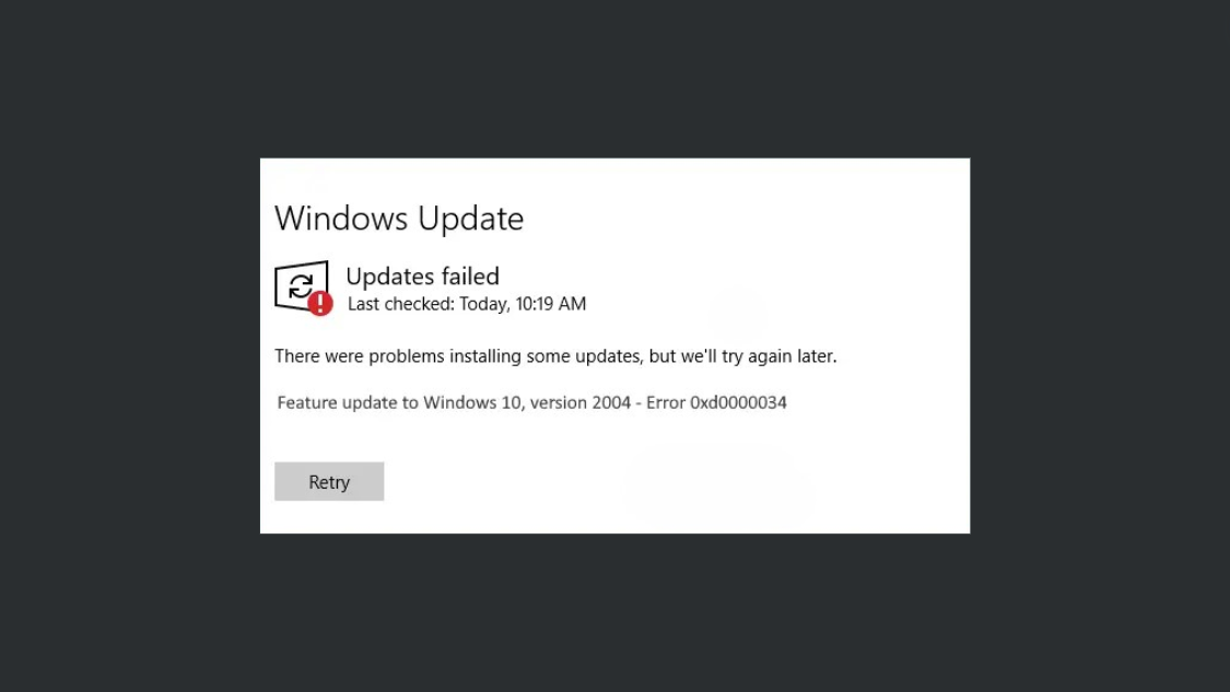 How to Fix Error Code 0xd0000034 During Windows 10 to 11 Upgrade