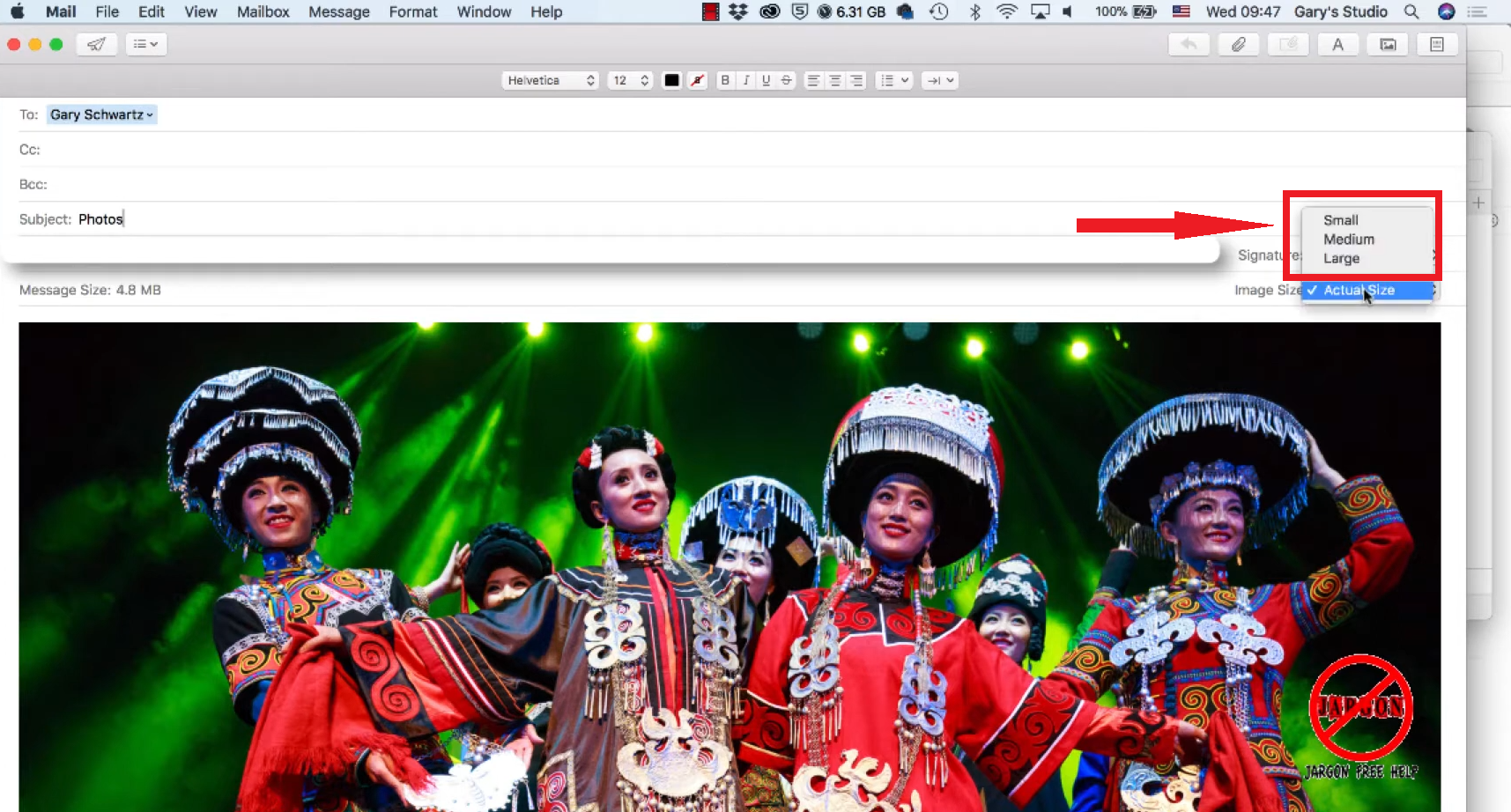 You can resize image here