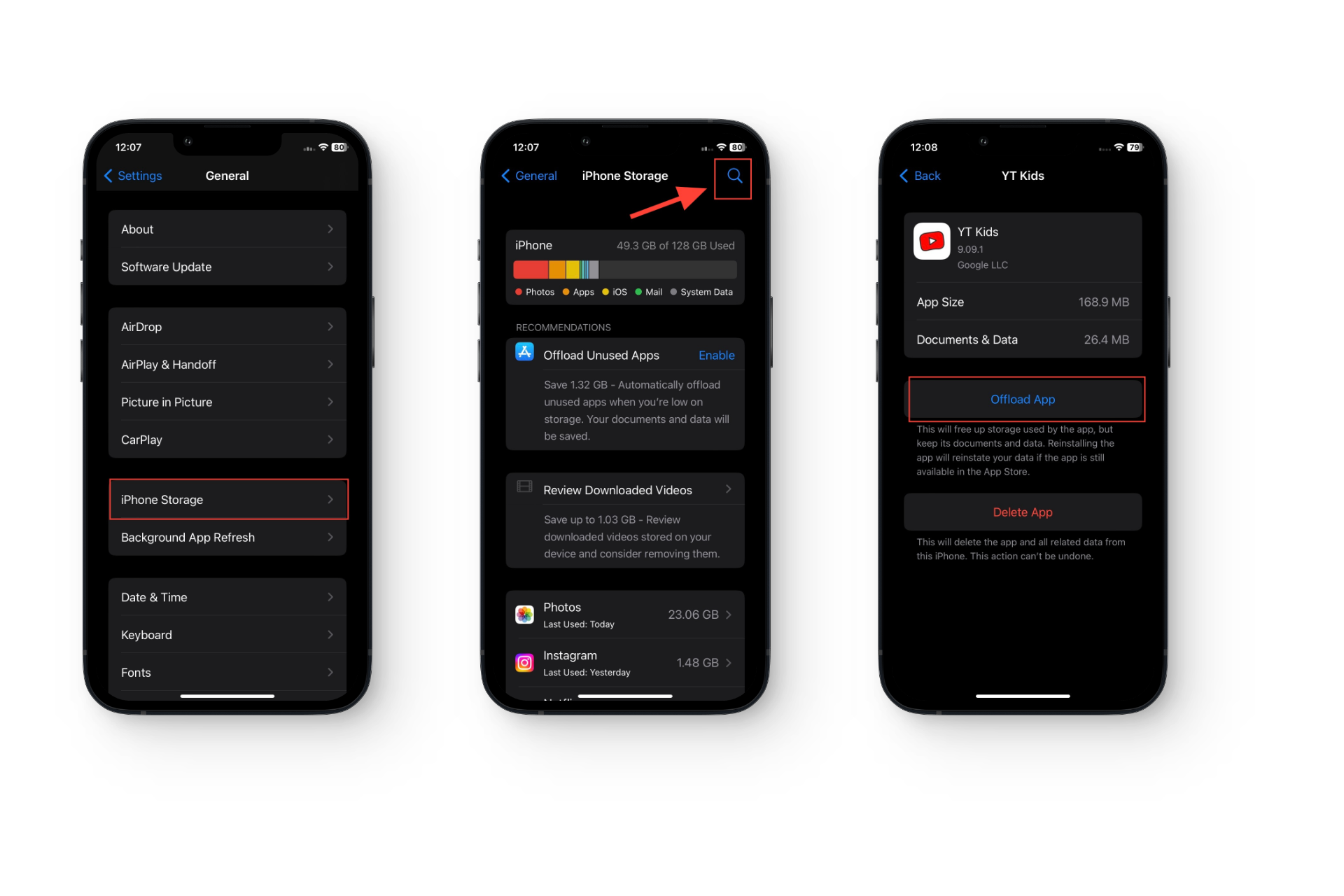 Clearing Cache on iPhone
