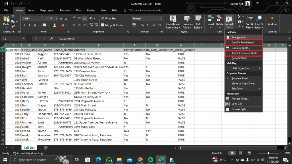 How to Make All Cells the Same Size in Excel [4 Easy Steps]