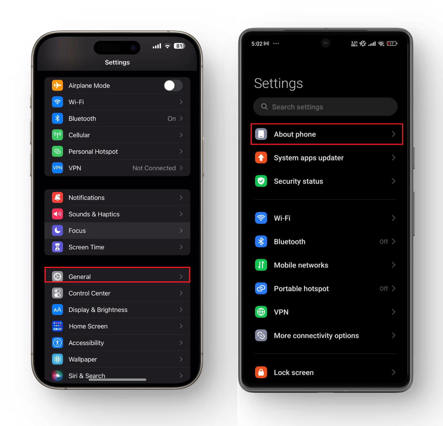Settings app