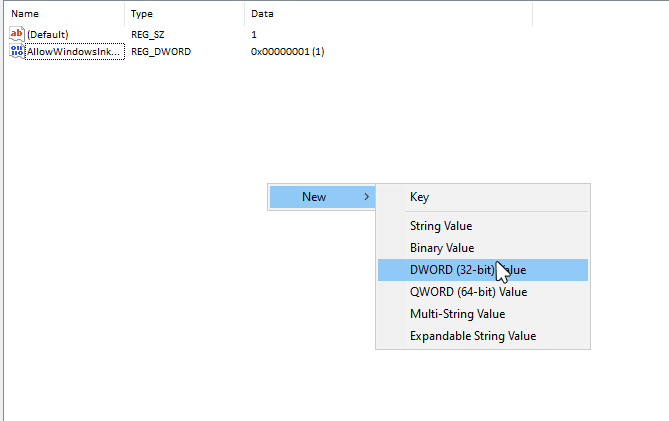 Creating a new registry