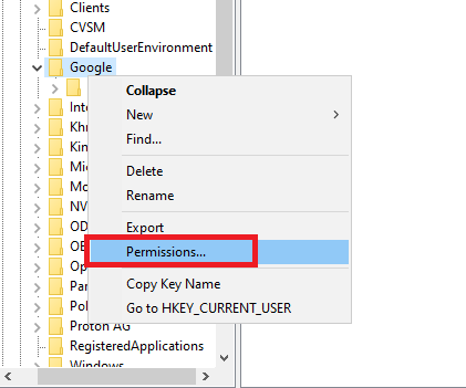 Registry Key Permissions