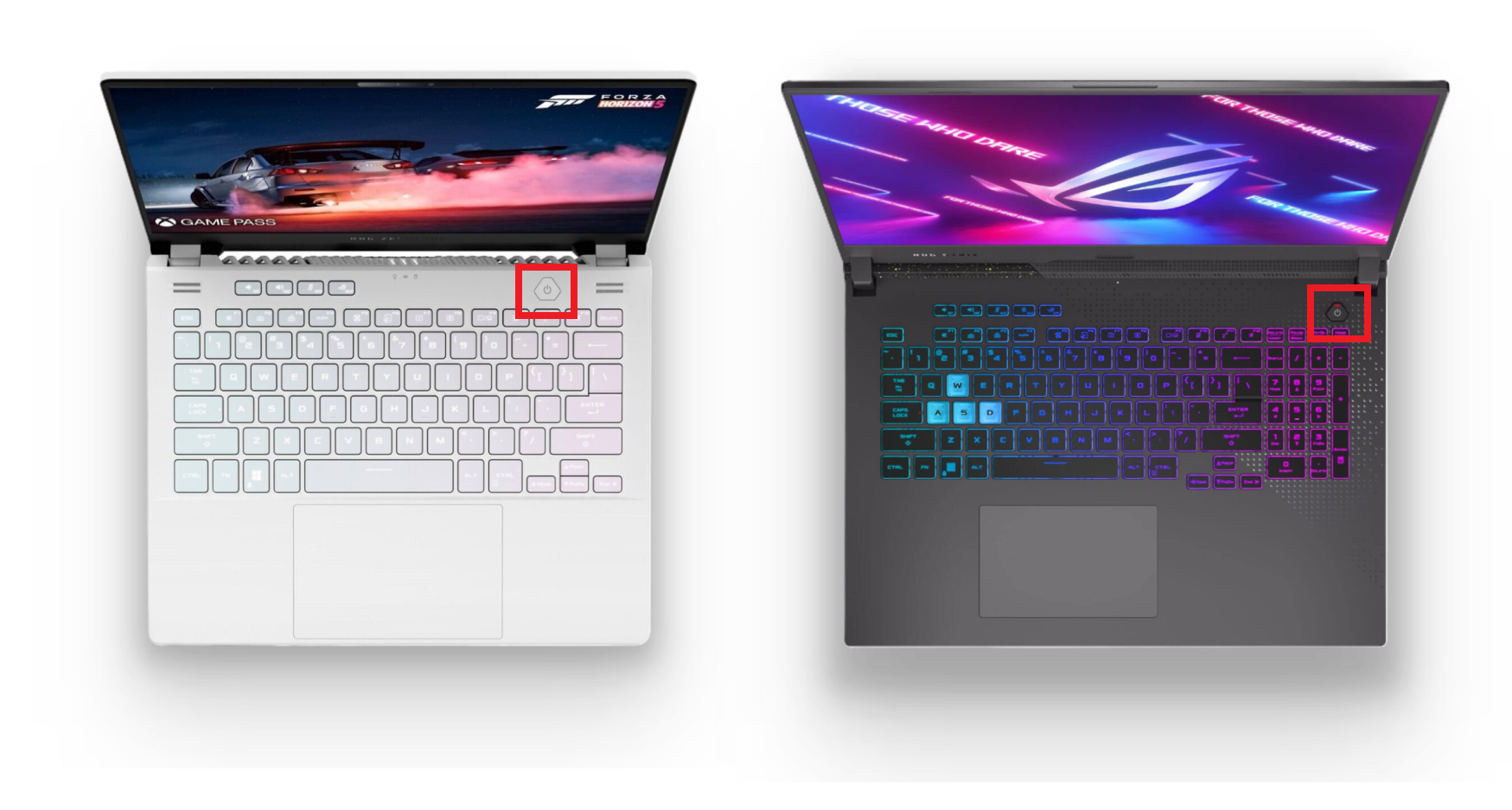 Power Button on Asus Laptop