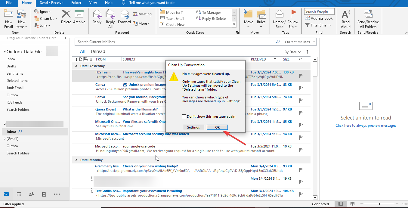 How to Fix Outlook Inbox not Updating on Windows 11/10