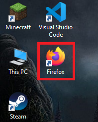 click firefox