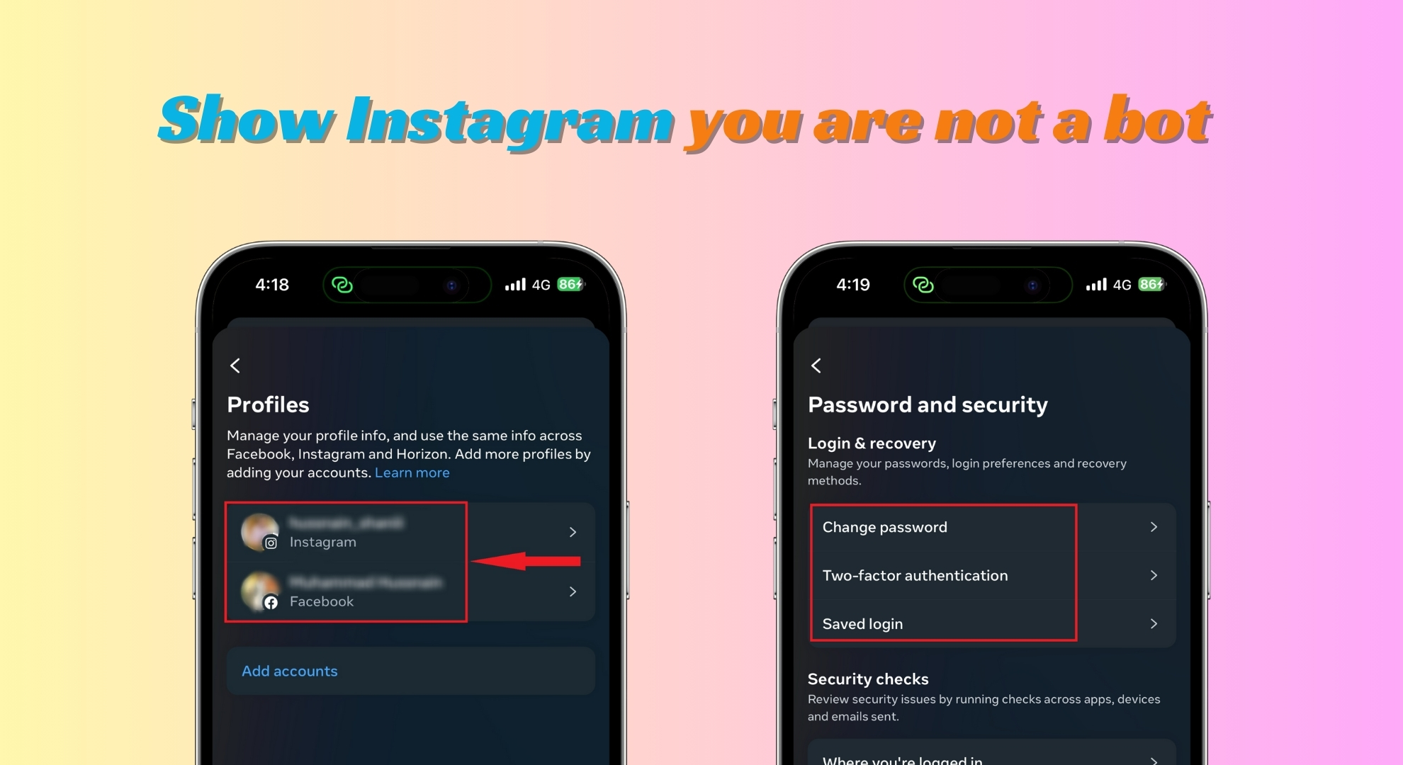 This image has an empty alt attribute; its file name is Show-Instagram-you-are-not-a-bot.jpg