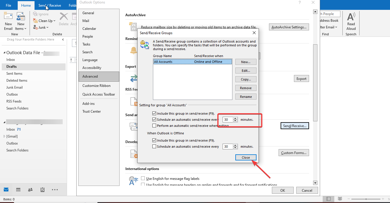 How to Fix Outlook Inbox not Updating