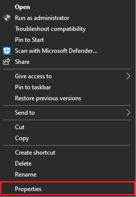 tekken.exe Properties
