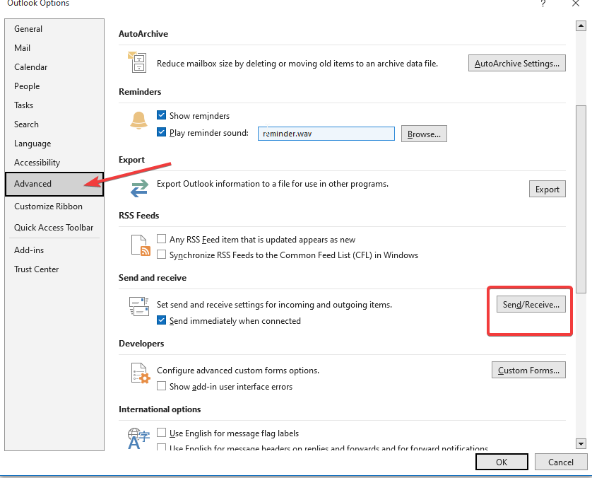 How to fix outlook inbox not updating