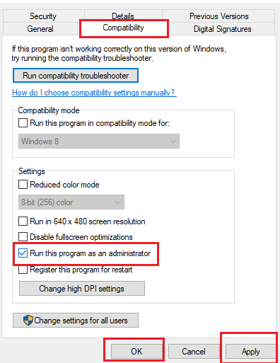 Run as Administrator